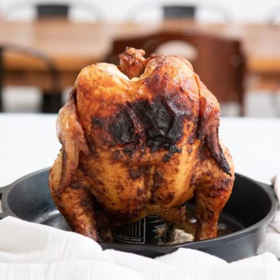 Grilled Beer Can Chicken