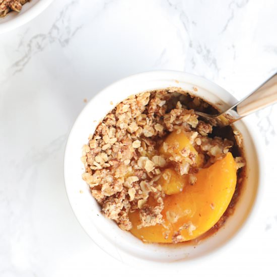 Breakfast Peach Crisp