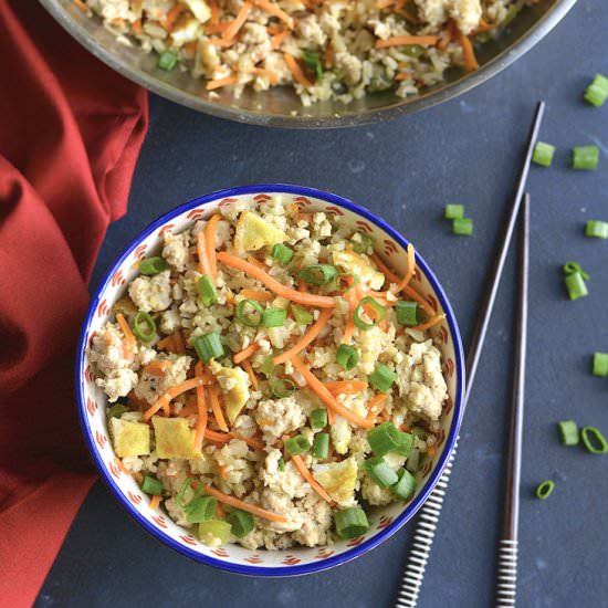 Chicken Cauliflower Fried Rice