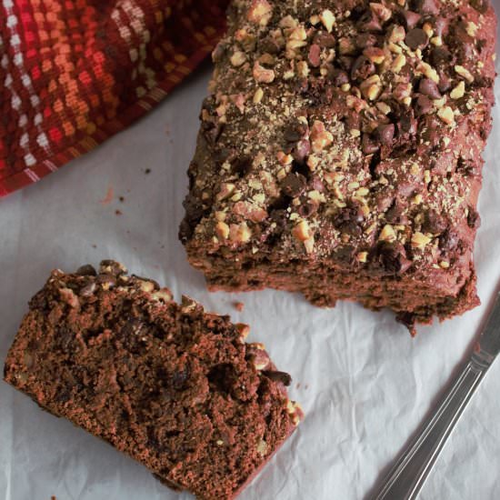 Double Chocolate Banana Bread