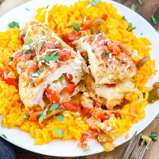 Fajita Stuffed Chicken