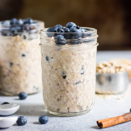 Blueberry Muffin Overnight Oats