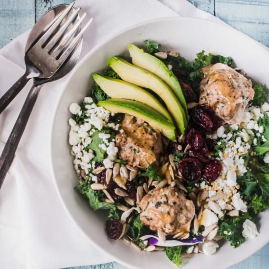 California Turkey Meatball Salad