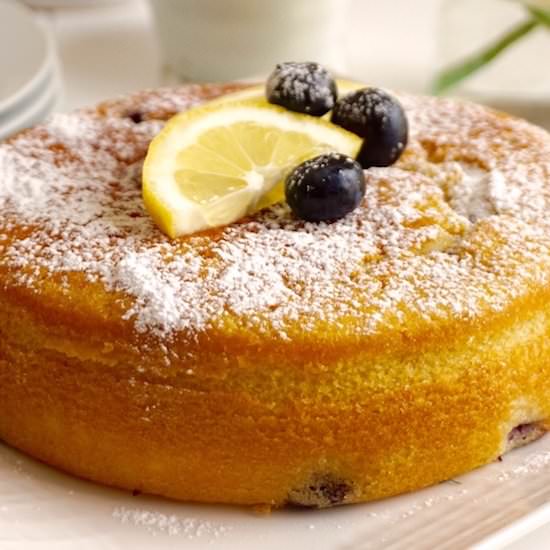 Blueberry Lemon Olive Oil Cake