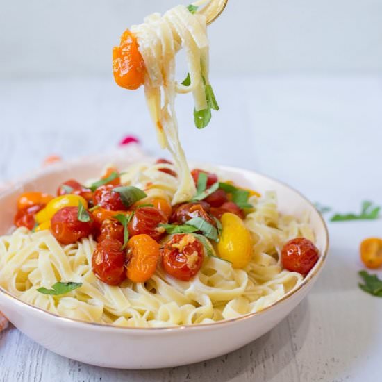 Pasta with Blistered Tomatoes