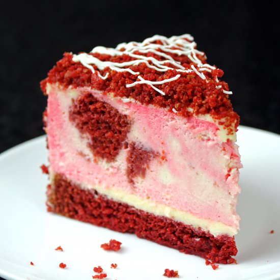 Vegan Red Velvet Cheesecake