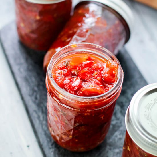 Sweet and Savory Tomato Chutney