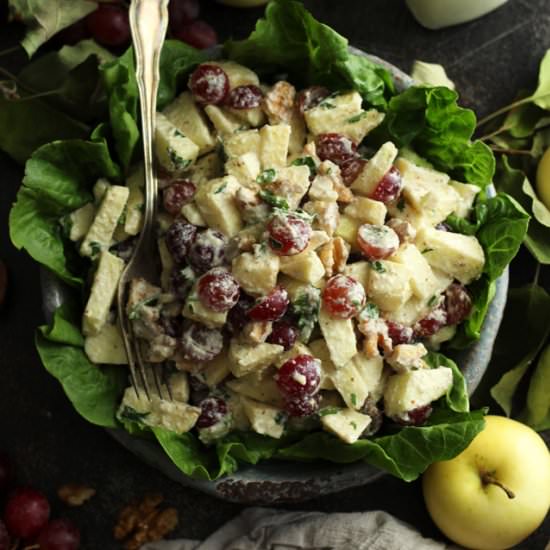 Healthy Vegan Waldorf Salad