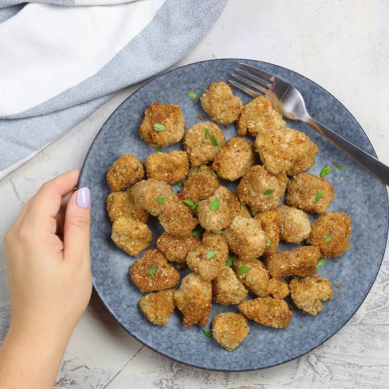 Quinoa flake chicken popcorn