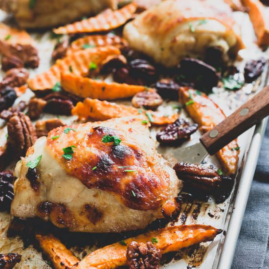 Sheet Pan Maple Mustard Chicken