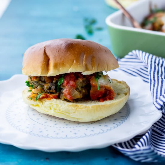 Vegetarian Meatball Sandwiches