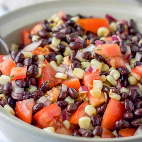 Black Bean Salad with Corn
