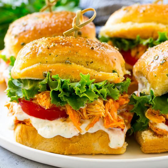 Buffalo Chicken Sliders