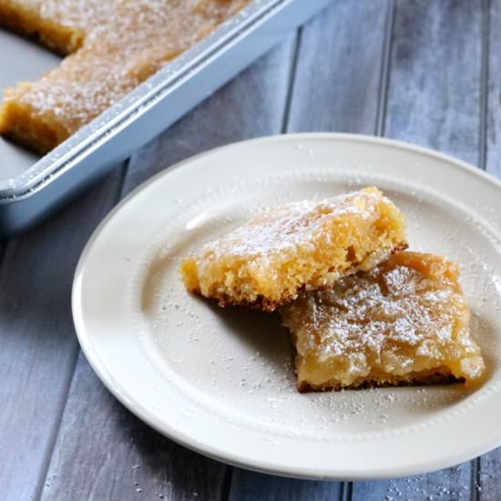 Dairy Free Gooey Butter Cake
