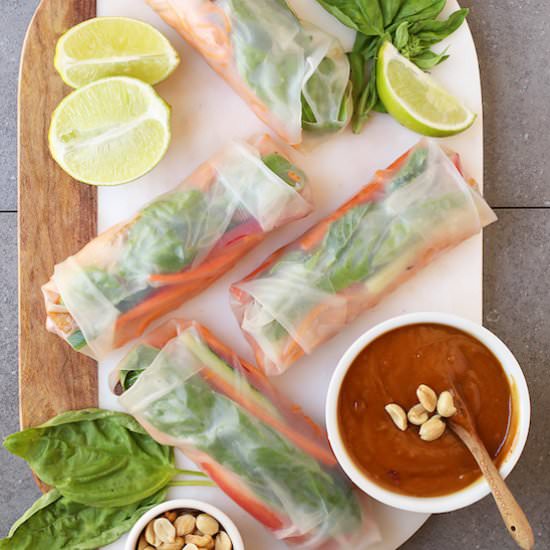 Vietnamese-Style Spring Rolls