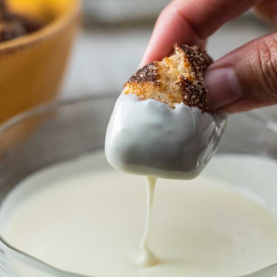 Cinnamon Sugar Pretzel Bites