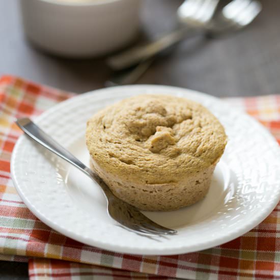 Coconut Flour Pumpkin Mug Cake