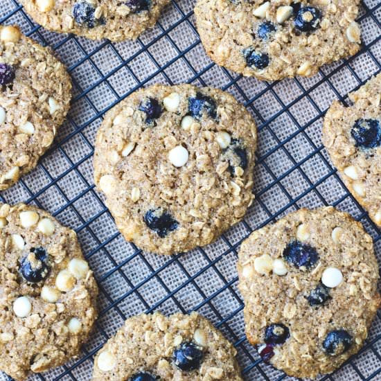 Blueberry & White Chocolate Cookies