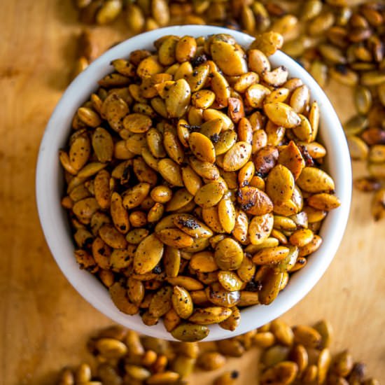 Spicy Roasted Pepitas