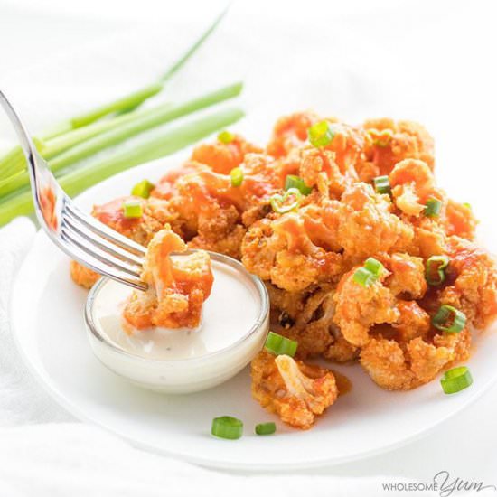 BUFFALO CAULIFLOWER BITES WINGS