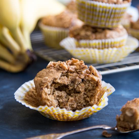 banana nut muffins