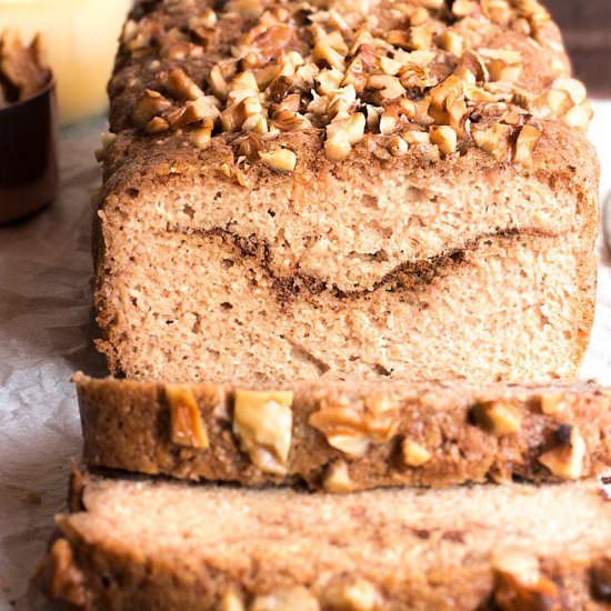 CINNAMON SWIRL ALMOND BREAD