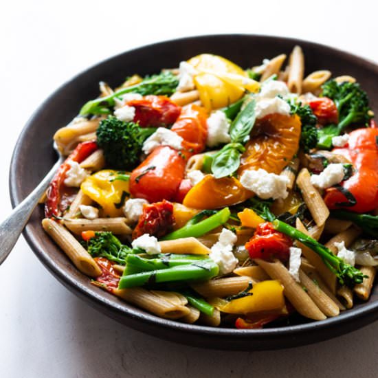 Slow Roast Pepper & Tomato Pasta
