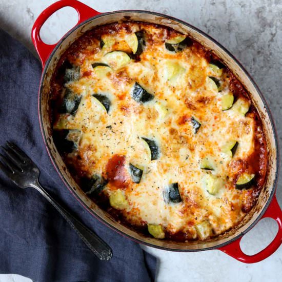 One Pot Dutch Oven Lasagna