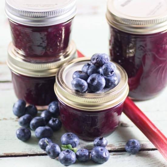 BLUEBERRY RHUBARB JAM