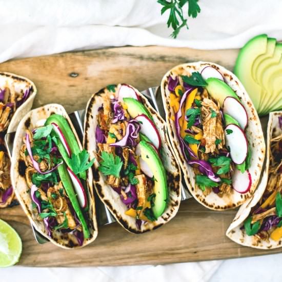 instant pot chipotle chicken tacos