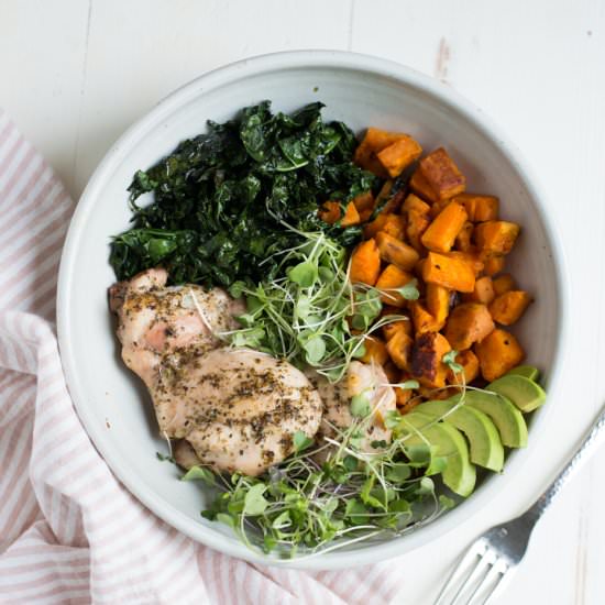 Sheet Pan Chicken + Veg