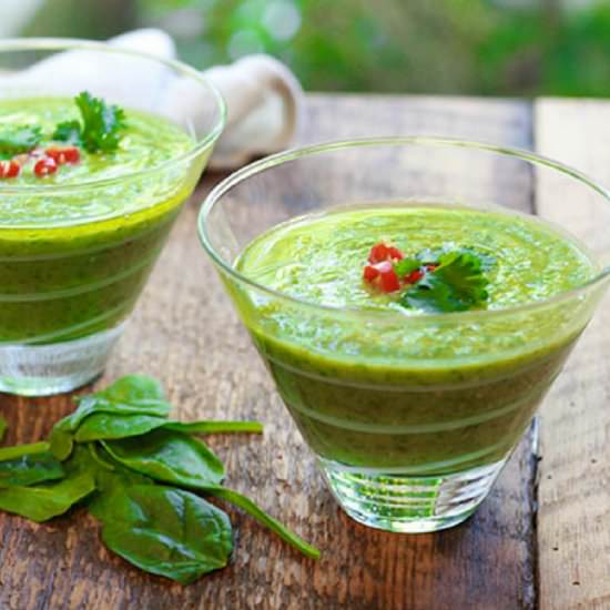 Mean Green Gazpacho