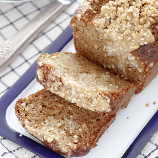Tahini Honey Cake with Sesame