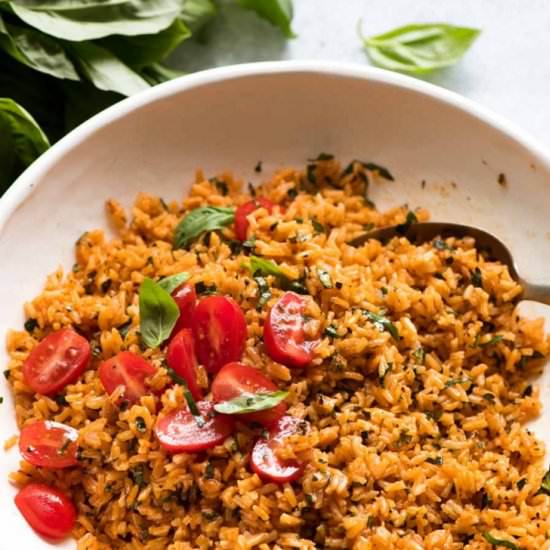 Tomato Basil Rice