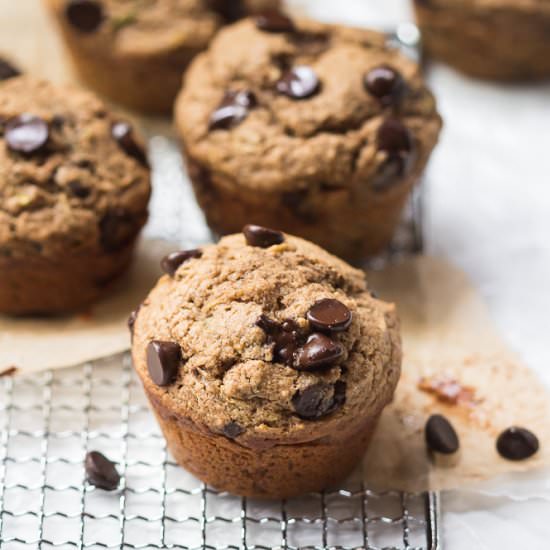 Chocolate Chip Zucchini Muffins