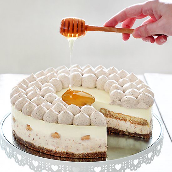 Honey Pecan Tiramisu cake