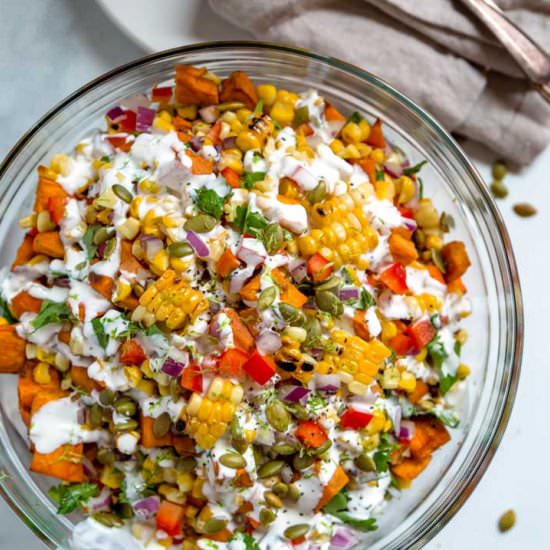 Sweet Potato and Corn Salad