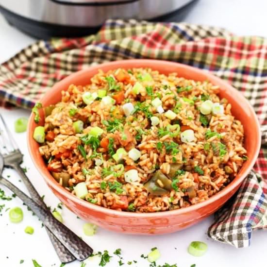 Vegan Teriyaki Instant Pot Rice