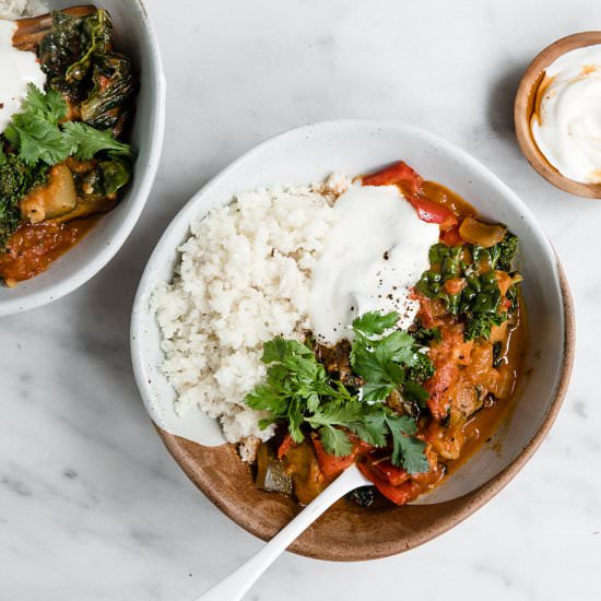 Low-Carb Vegetable Curry