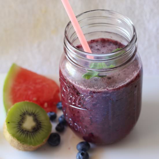 Watermelon & Double Berry Smoothie