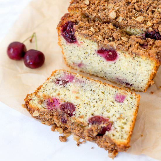 Cherry Poppy Seed Loaf