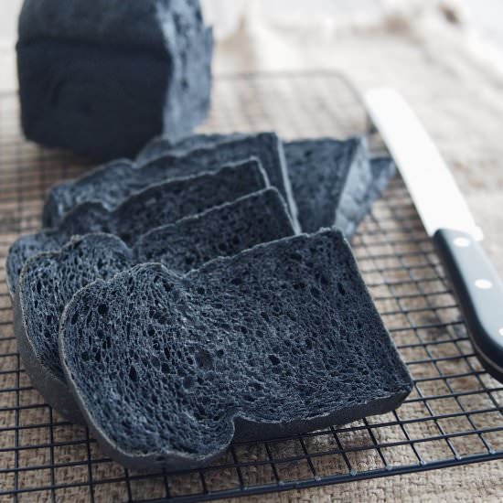 Soft and Moist Charcoal Bread
