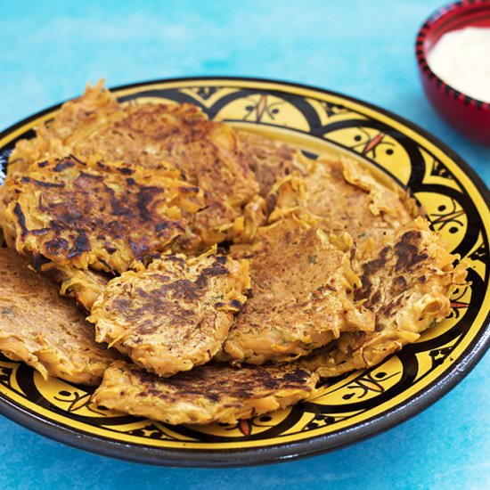 Sweet potato fritters