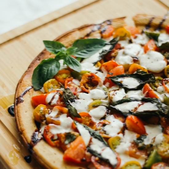Bruschetta Pizza with Balsamic