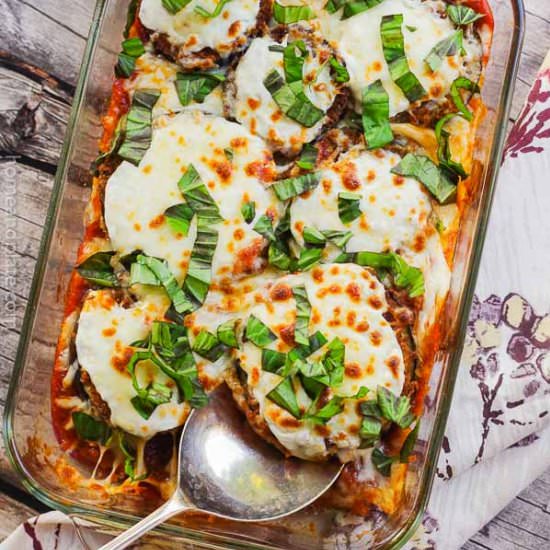 Eggplant Parmesan Rounds