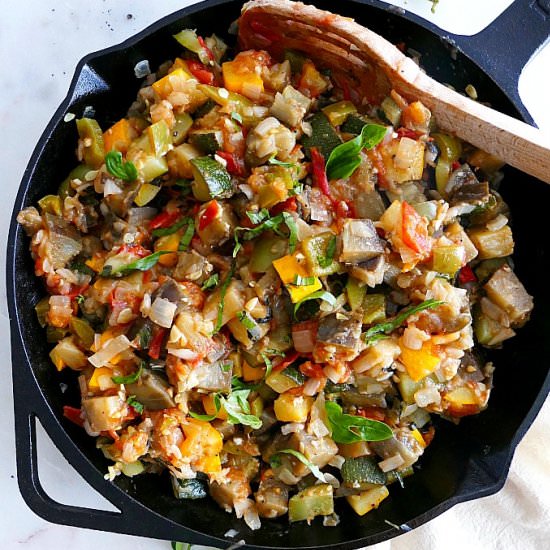 Farmers Market One Pan Ratatouille