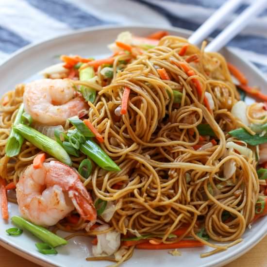 Shrimp Stir Fried Noodles