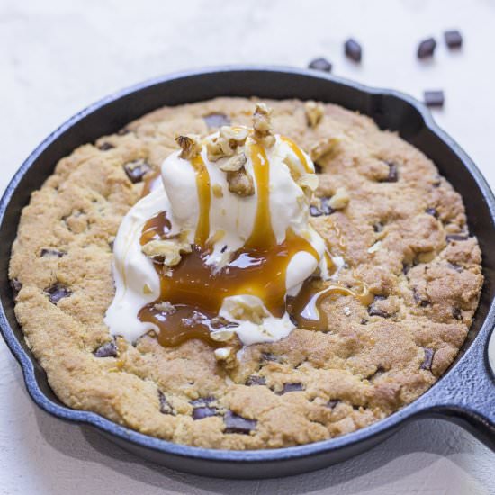 Chocolate Chip Skillet Cookie