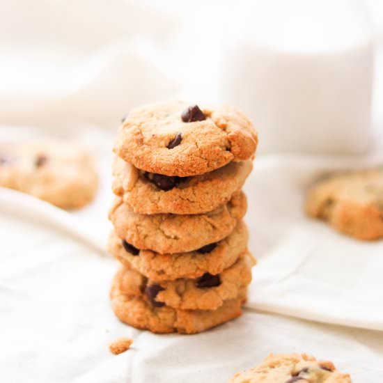 Cassava Flour Chocolate Chip Cookie
