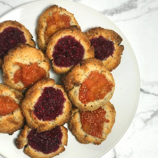 Healthy Thumbprint Cookies